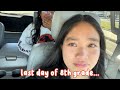 Last day of 8th grade very late vlog  leah rebekah