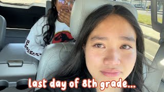 last day of 8th grade (very late vlog) | leah rebekah