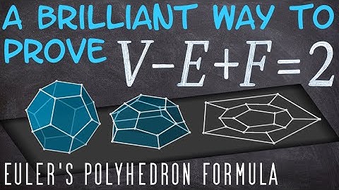 A BRILLIANT Way to Prove V-E+F=2 | Euler