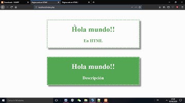 Configurar servidor local con PHP + MySql usando XAMPP