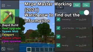 mcpe master 2021 is still working!! minecraft PE 2021 Mod screenshot 2