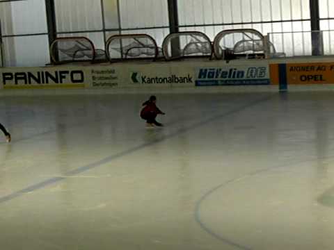 Eiskunstlauf Kr von Nina im Training