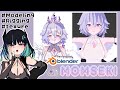 【Blender】 Using blender to make Momseki #2| Texturing+UV