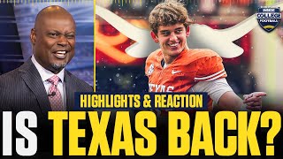 Texas Holds Off Vandys 4th Quarter Rally  Highlights  Reaction  Inside College Football
