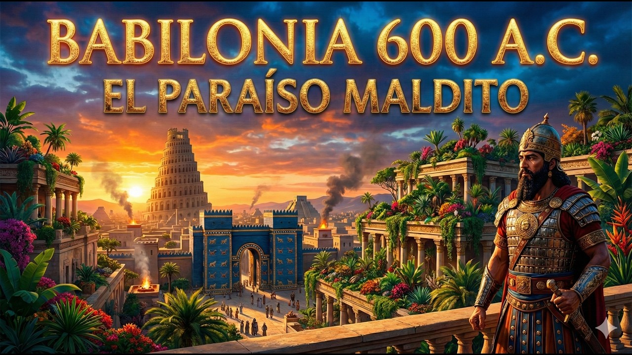 Babilonia 600 a.C.: El paraíso antiguo que olía a sudor y muerte... (Reconstrucción IA)