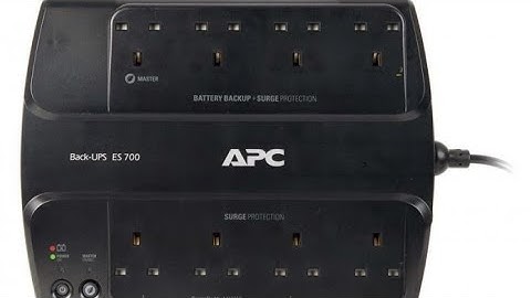 How to replace the battery in an APC Back UPS ES 700 (ES400 / ES550 / ES700)