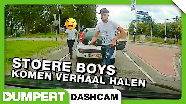 Stoere jongens komen verhaal halen! | Dumpert Dashcam 36