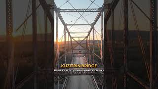 Kuzitrin Bridge at Midnight Sun | Kougarok Road, Nome Alaska 🌅 (FPV)