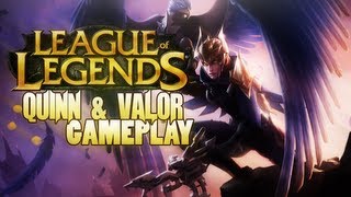 League Of Legends : Gameplay Quinn + Un match avec les potes !