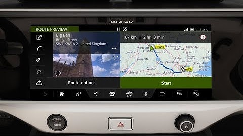 Jaguar I-PACE 2019 | Touch Pro Duo Navigation - Entering a Destination