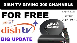 DISH TV GIVING 200 CHANNELS FOR FREE || DISH TV Giving 200 FTA Channels for Free ON 12 Months