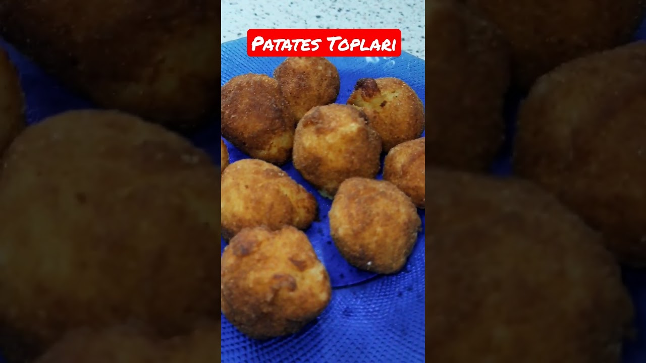 PRATİK ÇITIR PATATES TOPLARI #shorts