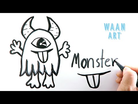 วีดีโอ: วิธีการเรียนรู้การวาดสัตว์ประหลาด