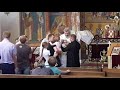 причастие в русской Православной церкви святого Константина и Елены в Германии
