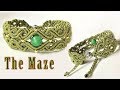 Macrame tutorial -The Maze pattern bracelet - Hướng dẫn thắt vòng tay mê cung