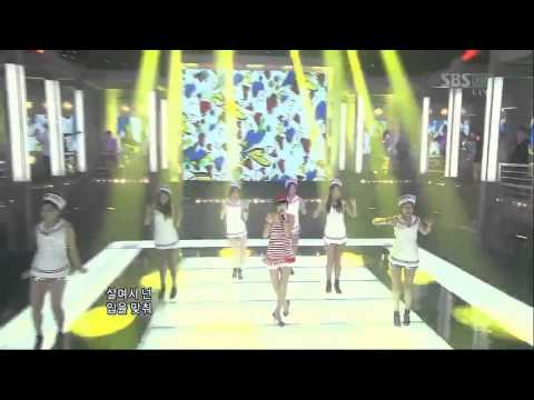 [sbs 인기가요] NS윤지 - 또 보고 싶어 635회 2011년8월21일 일요일