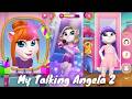 “My Talking Angela’s Full Day Routine! 💄🍔 Fun, Fashion & Food!”