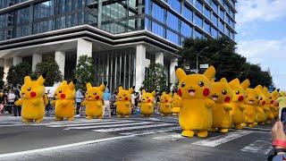 WCS最大級イベントピカチュウ　ポケモン大集合パレードワールドチャンピオンシップス　みなとみらいイベント　Pokemon Pikachu Parade in Japan.