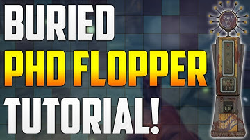 Black Ops 2 Zombies - HOW TO Get "PHD Flopper" on Buried TUTORIAL! "Free Perma Perk"