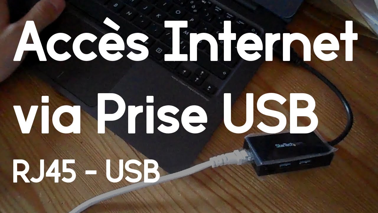 TUTO] Relier une prise Ethernet RJ45 à une prise USB