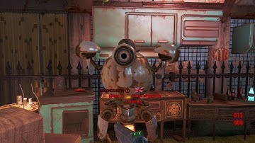 British Mr Handy yells at me in fallout 4