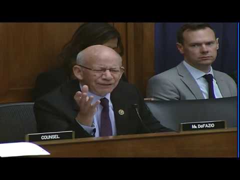 RM DeFazio questions panel at hearing on Maritime Transportation Regulatory Programs