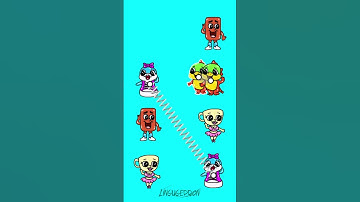 Italian Brainrot Rope Correcting Challenge Paper Craft Game #shortsvideo #brainrot #papercraft