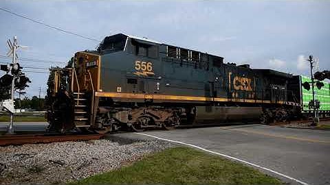 CSXT 556 Leads CSX Train F795 At Irmo SC