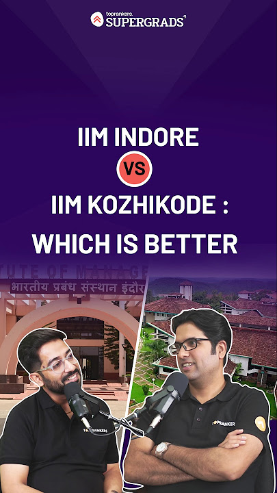 IIM Indore VS IIM Kozhikode 🤔| Which MBA College is Better 🔥| MBA from IIMs | #shorts