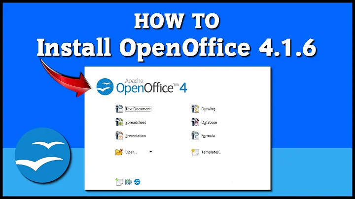 How to install Open Office 4.1.6 on Windows 10 Tutorial