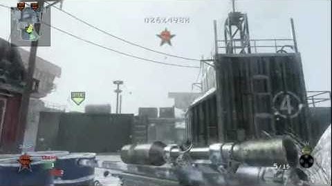 Black Ops: Random Tomahawk throw 4 Kills, 1 Tomahawk!