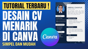 Cara Membuat CV Yang Menarik Di Canva