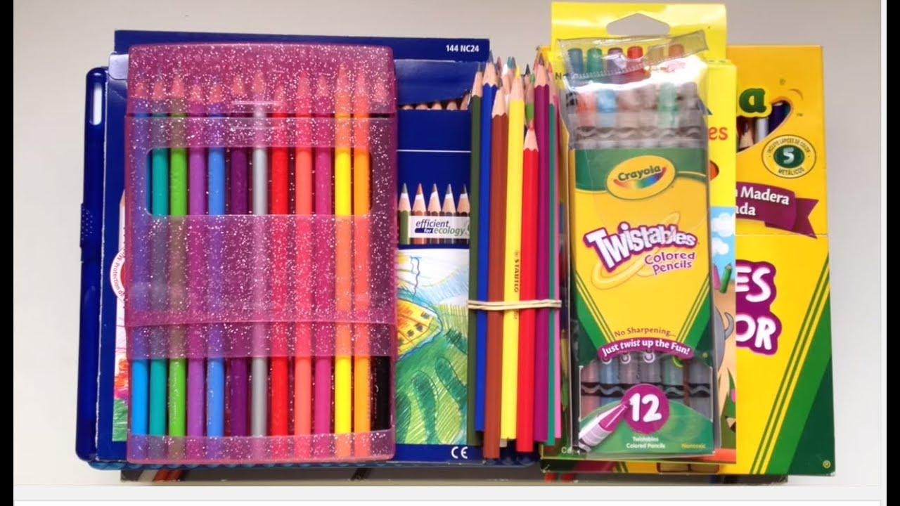 Mi colección de lápices de colores - Materiales de Dibujo - StephanieVlog