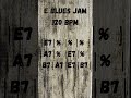 E Blues Jam Loop #BackingTrack #Blues