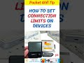 HOW TO RESET DATA , AND SET CONNECTION LIMITS ON DEVICES - Japan Sim #JT301 #POCKETWIFIJT301