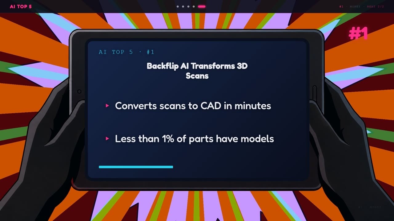 Backflip AI Turns 3D Scans Into CAD in Minutes, and Claude Code Goes Auto | AI Top 5