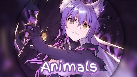 [nightcore] Maroon 5 - Animals (lyrics)