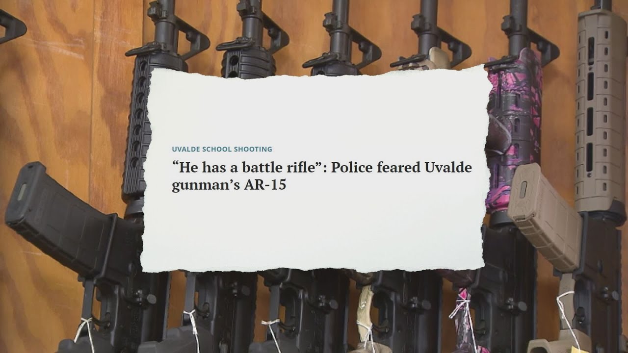 He has a battle rifle”: Police feared Uvalde gunman's AR-15