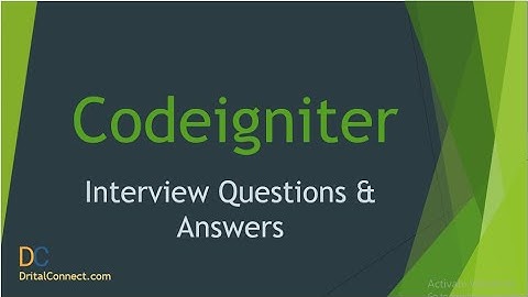 Top 50 Codeigniter Interview Questions And Answers for 2021