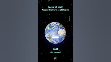 Speed of Light Races Around Planets!