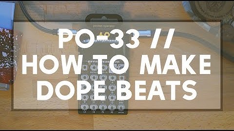 PO-33 KO! How to Make Full Beats with the Pocket Operator (with a broken screen)