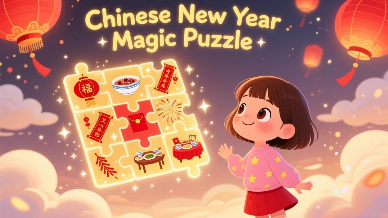 【Amy’s Chinese Life Stories #8】EP2 Learn Spring Festival Traditions with a Magic Puzzle｜中国新年是怎样的呢？