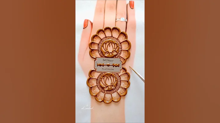Easy And Simple Mehndi Design  #mehndi #skmehandi