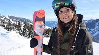 Graham Bell skis the World Championship piste in Saalbach-Hinterglemm, Austria