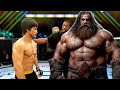 Ps5  bruce lee vs super titan hagrid ea sports ufc 4