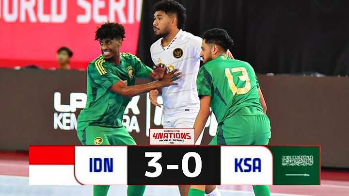 FULL HIGHLIGHT FUTSAL INDONESIA VS ARAB SAUDI | 4Nations World Series 2025 | Fans Camera