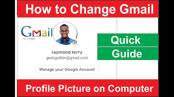 How to Change your Gmail Profile Picture on Computer (Window/Mac) 2020