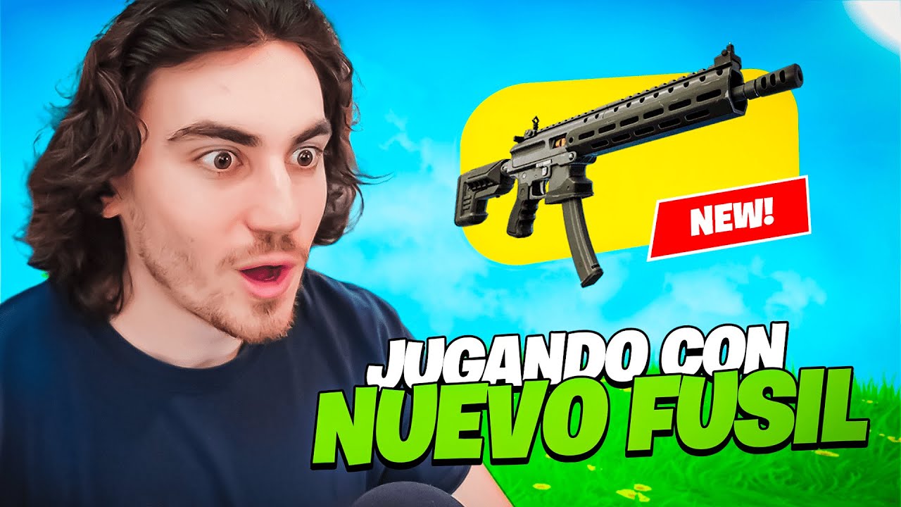 GANANDO SOLO CON EL NUEVO ARMA EN FORTNITE *FUSIL TÁCTICO*