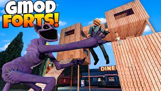 Can CATNAP Break into Our Fort in Garry's Mod?!