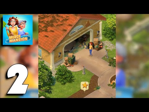 Merge Mansion - House Renovation & Design Game - Gameplay Part 2 (Android,iOS)